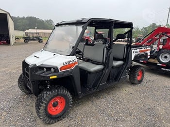 A 2024 Bobcat UV34XL utility UTV parked in a lot.