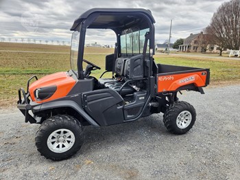 A 2021 Kubota RTV-XG850 Sidekick utility UTV parked outdoors.