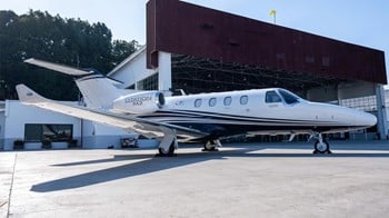 A 2024 Cessna Citation M2 Gen 2 jet aircraft on a runway.