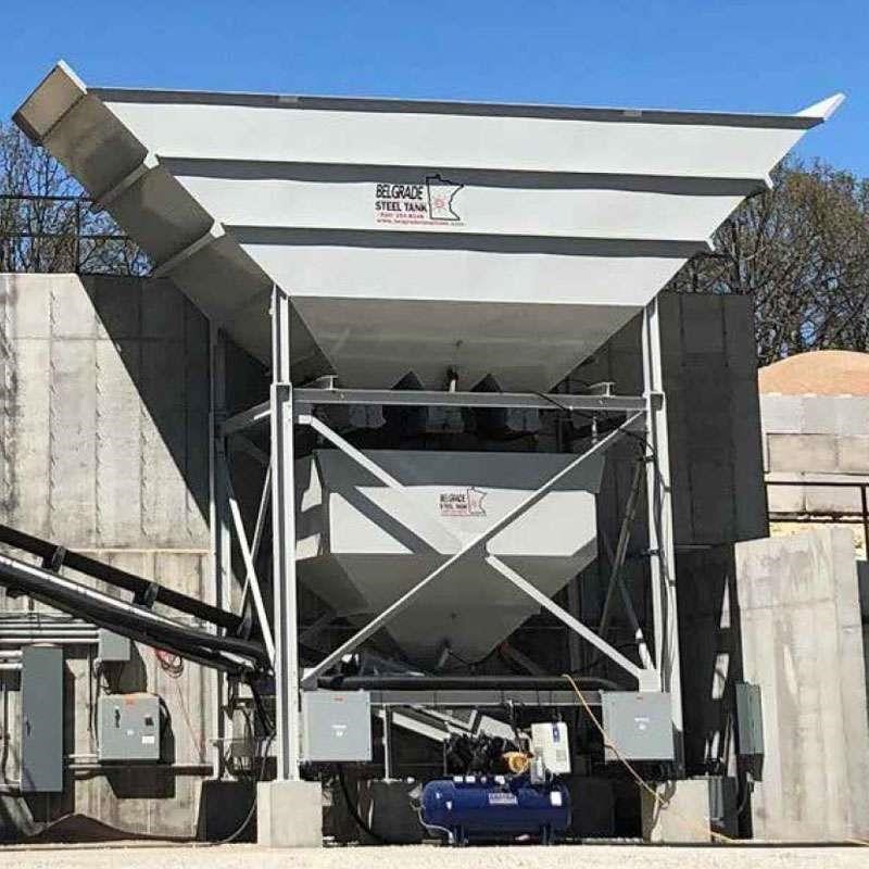 A 2026 Belgrade 12 YD stationary concrete plant.