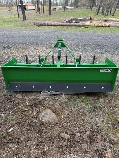 2023 Frontier BB5072 Box Blade parked outdoors.