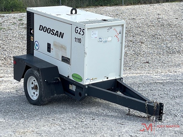 2012 DOOSAN G25 Used Towable Generators auction results