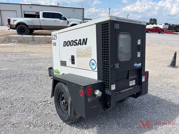 2012 DOOSAN G25 Used Towable Generators auction results