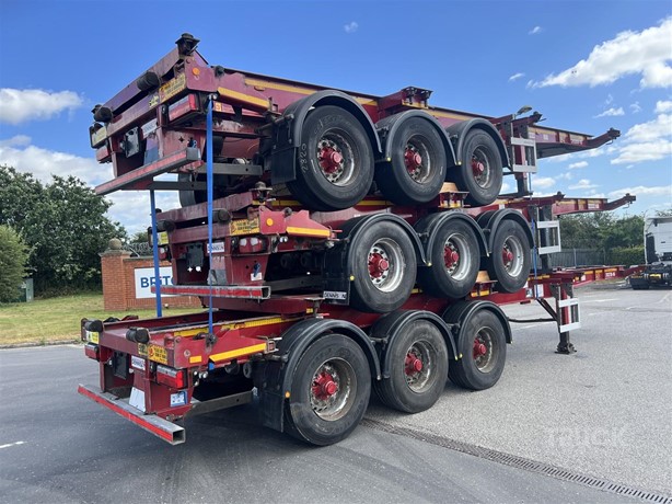 2016 DENNISON 10.8 m x 250 cm Used Containerchassis Auflieger zum verkauf