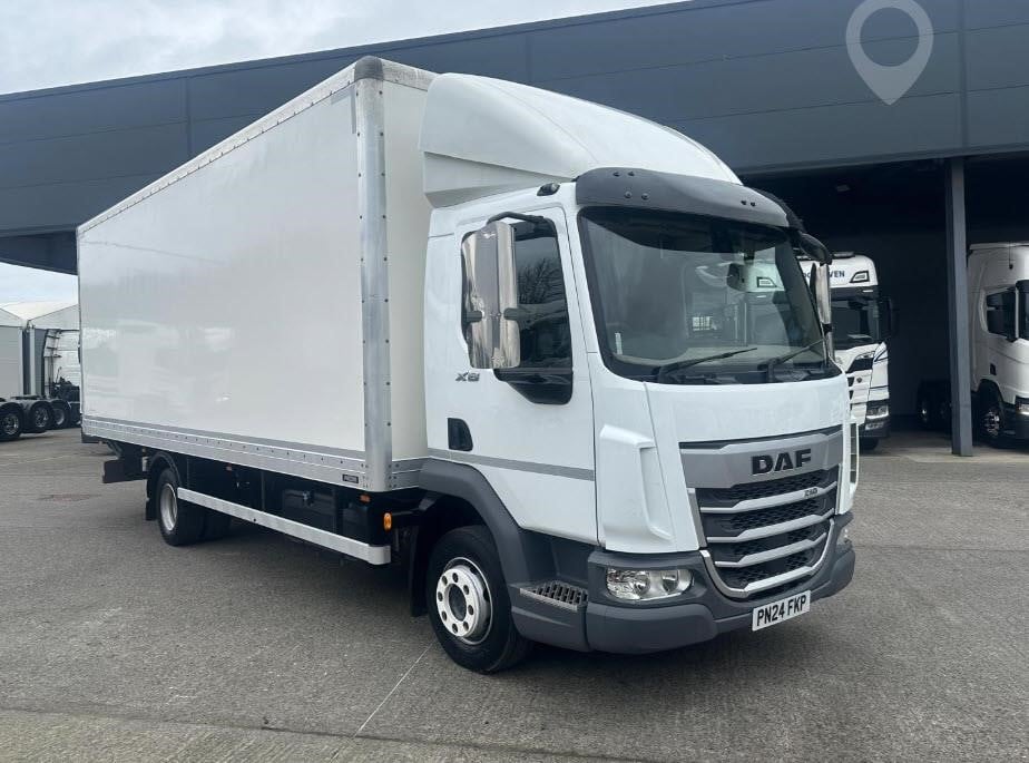 2024 DAF XB210 box truck parked outdoors.