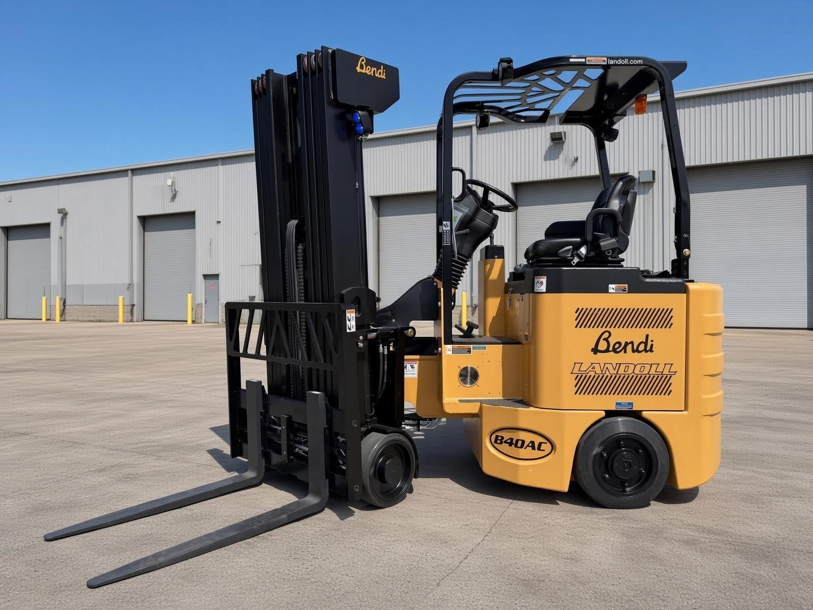 A 2026 Bendi B40AC swing reach forklift.