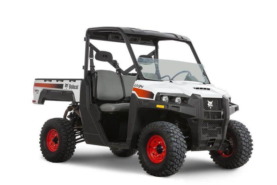 A 2023 Bobcat UV34 utility vehicle.