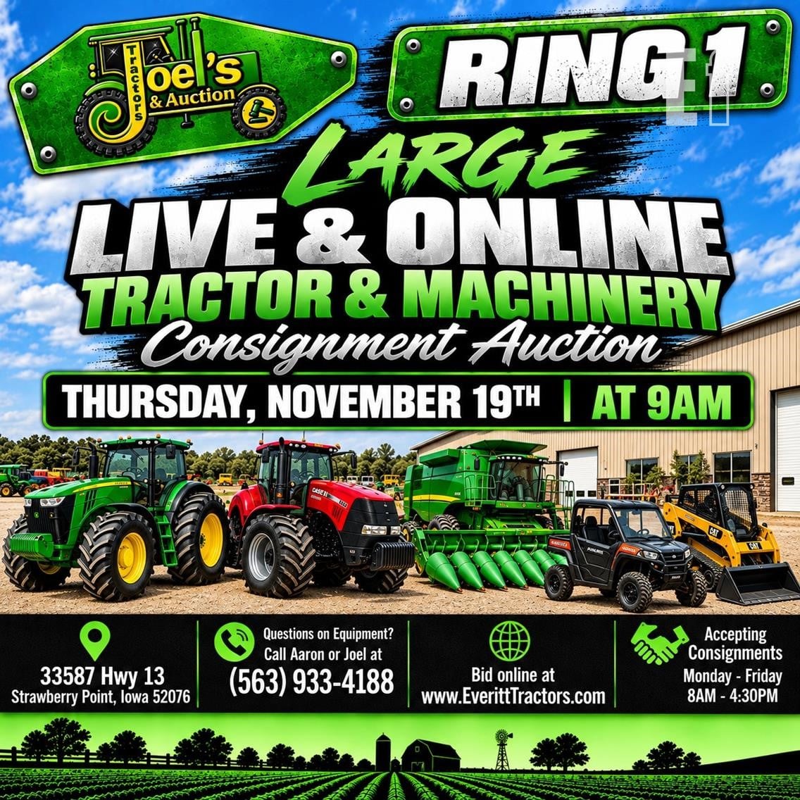 Joel's Tractors logo