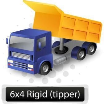 6x4 rigid