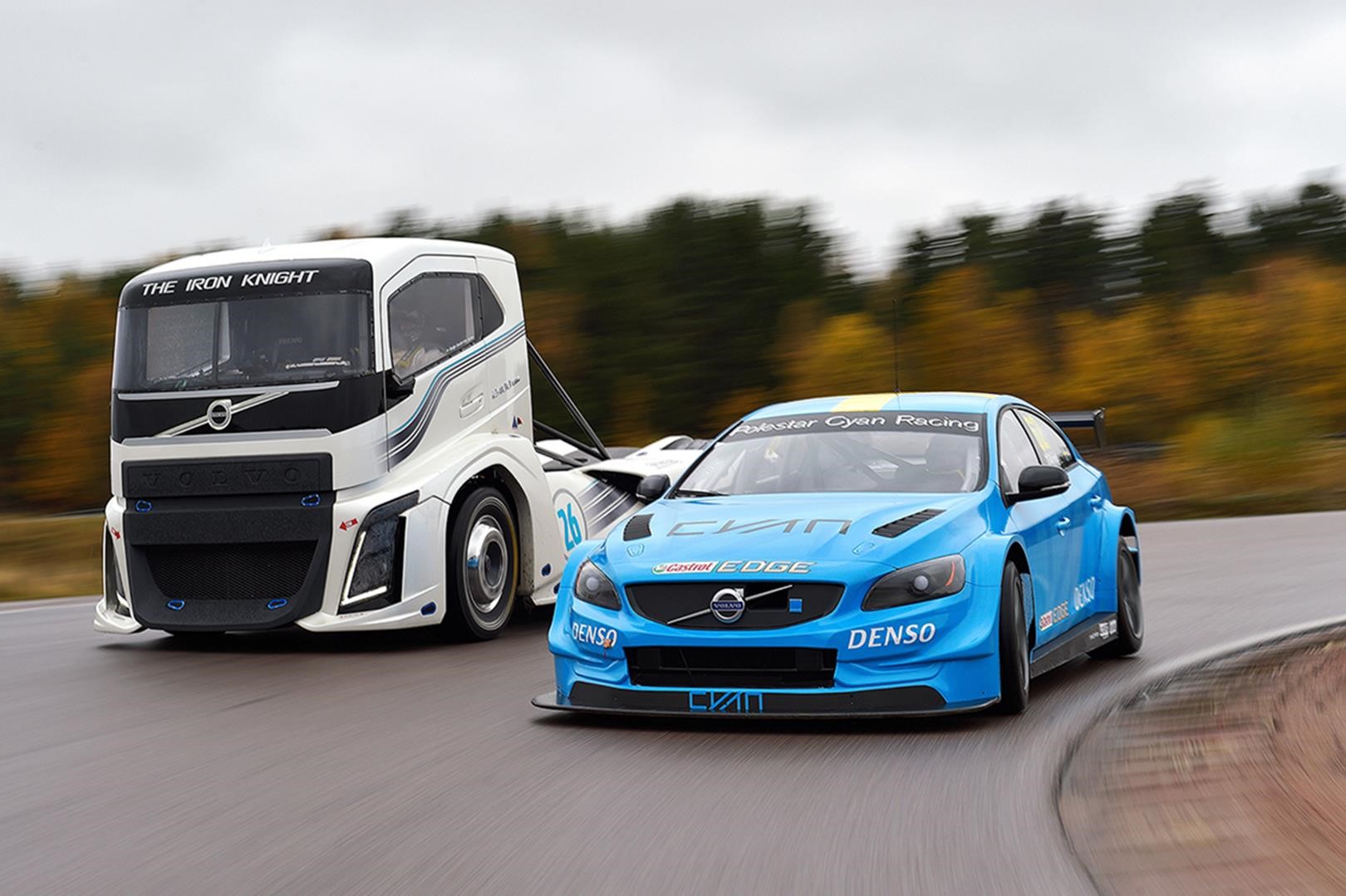 Volvo Trucks Pits Fastest HGV Against Track Car | Truck Locator UK Blog