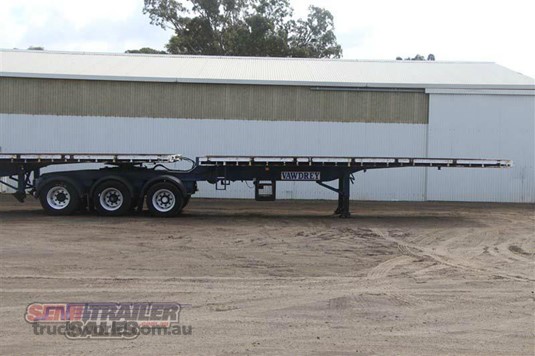 2000 Vawdrey B Double Flat Top Trailers B Double Trailer 2000 Vawdrey B Double Flat Top Trailers B Double Trailer