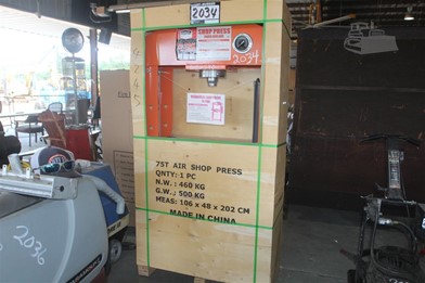 75 Ton Hyd Shop Press Other Auction Results 1 Listings