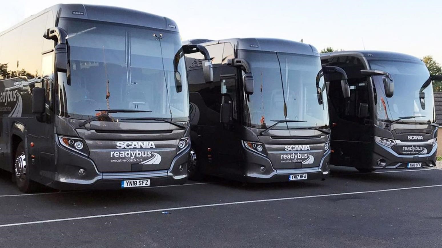 ReadyBus Limited Buys Five Scania Coaches, Including Interlink HD & Touring HD Models
