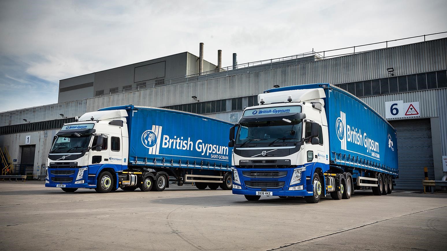 CEVA Logistics Brings In Fleet Of 85 Volvo FM Trucks For Work With British Gypsum