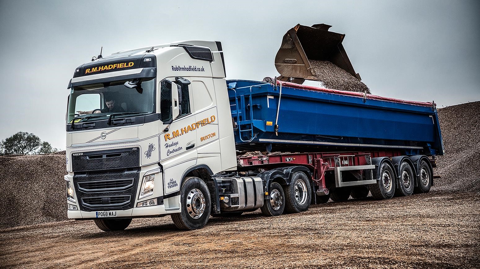 R M Hadfield Haulage Orders 14 New Volvo FH-500 6x2s, One Volvo FH-540 8x4