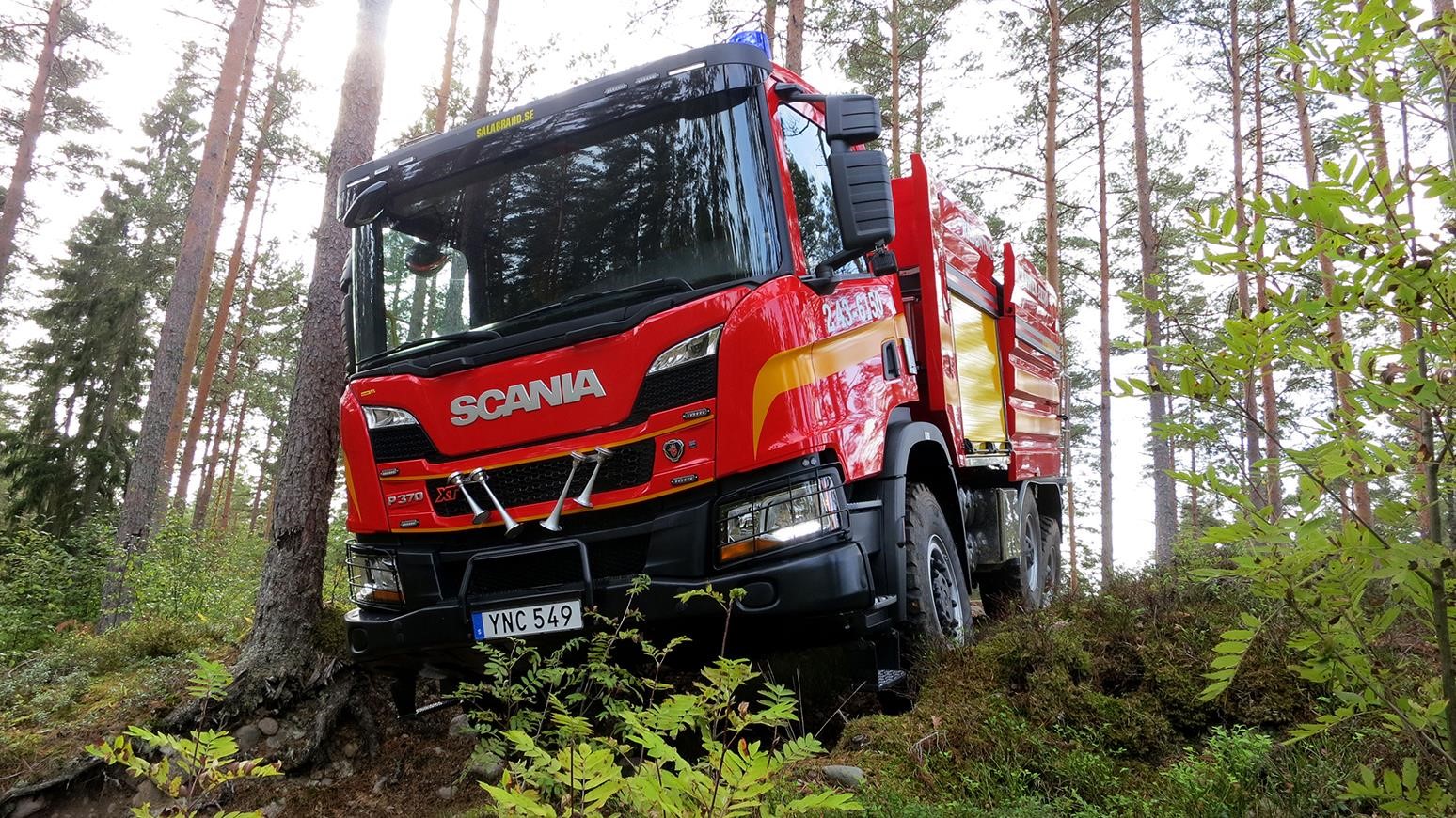 Eksjö Rescue Services Brings In New Scania XT P370 Fire Tanker Truck