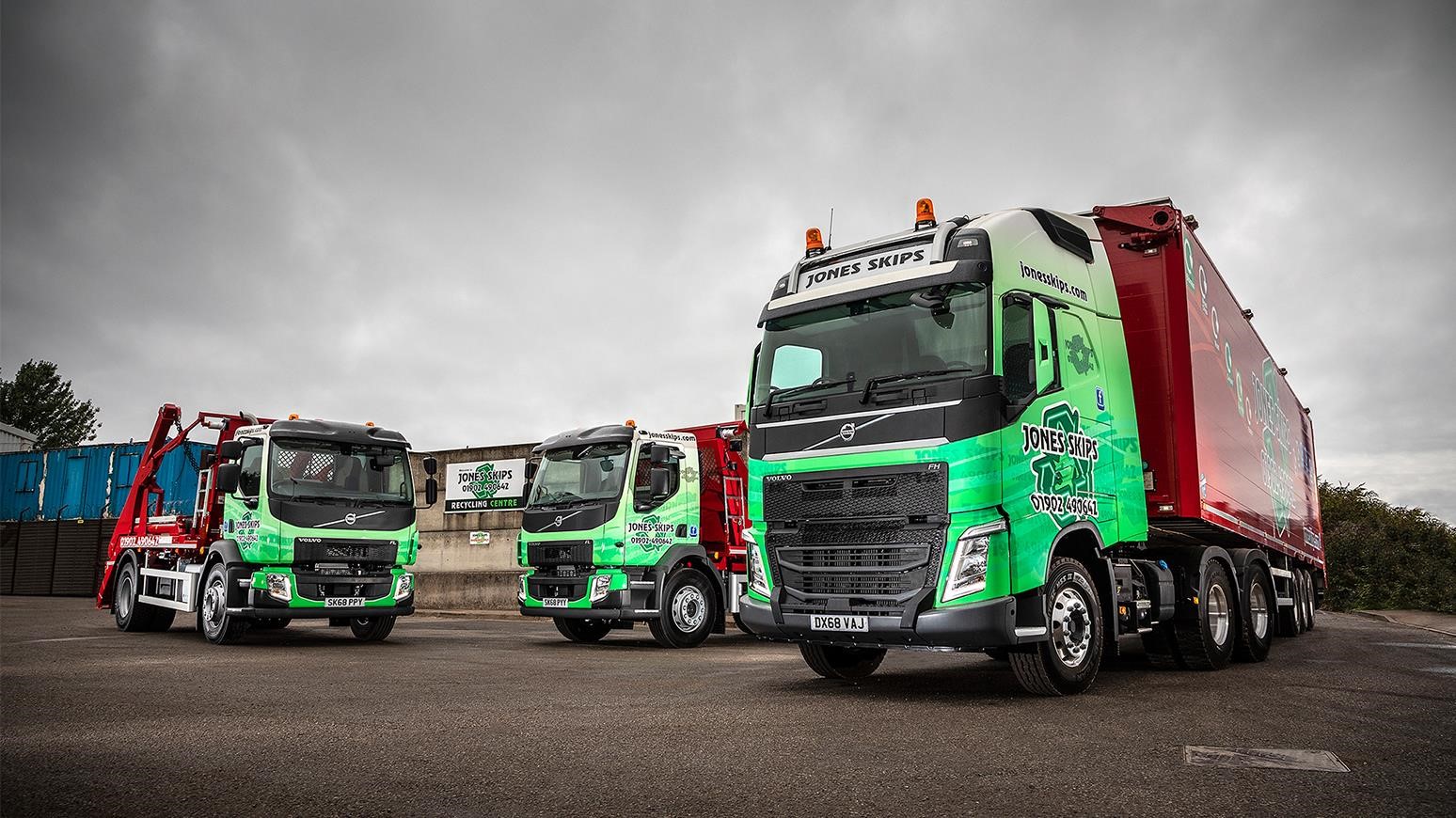 Volvo FH & FL Trucks Are Ready To Go To Work For Jones Skips