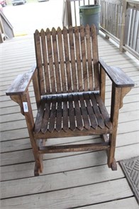 Homemade Wooden Rocking Chair Other