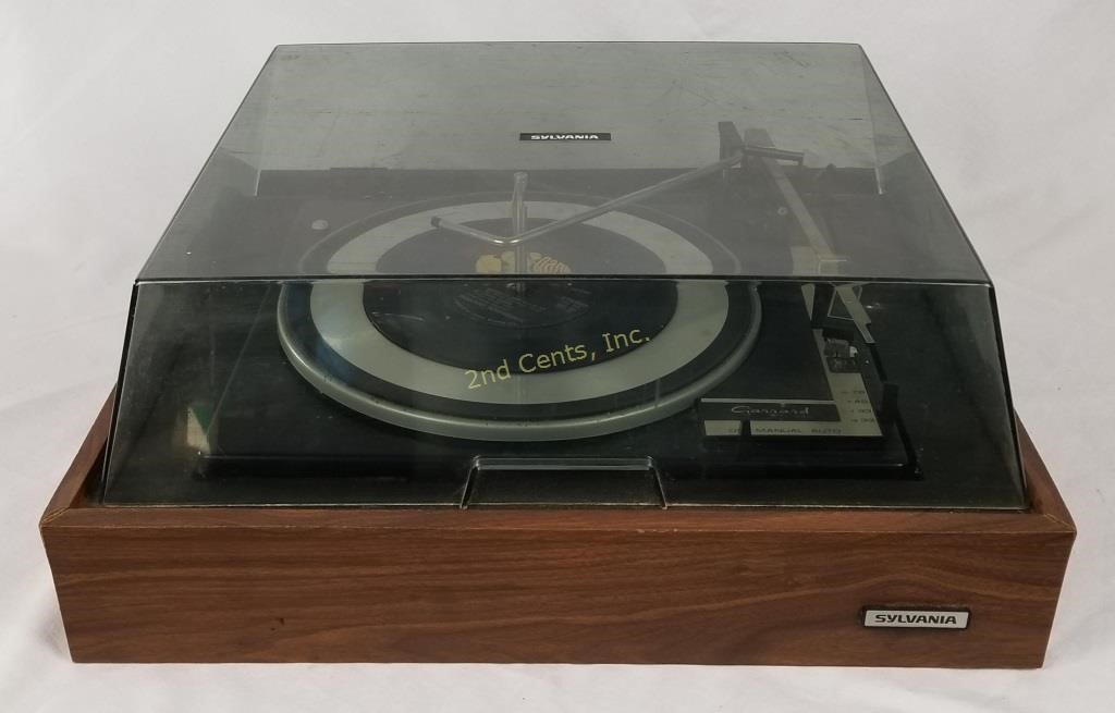 Garrard 6300 Record Player In Sylvania Cabinet 2nd Cents Inc