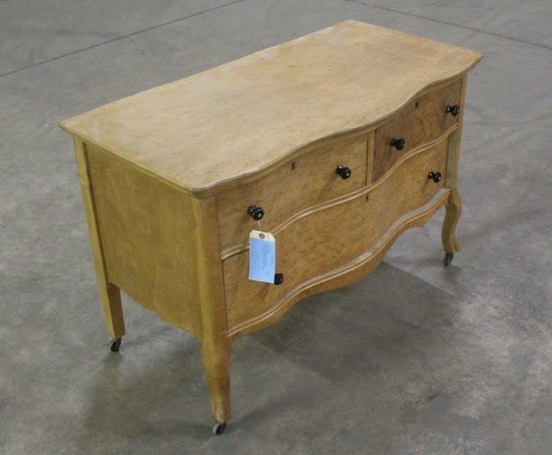 Birds Eye Maple Dresser W Glass Knobs Smith Sales Llc