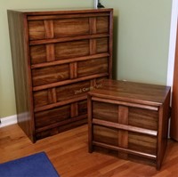 Modern Dresser Night Stand Bedroom Set 2nd Cents Inc