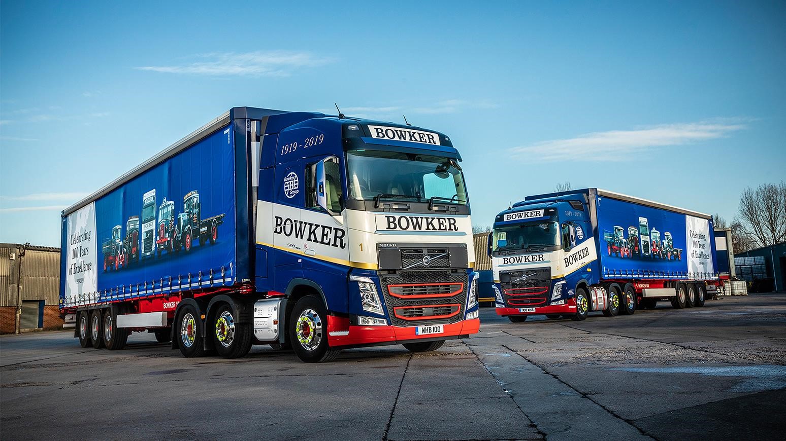 Bowker Transport Celebrates Centenary With Two New Volvo FH Tractor Units