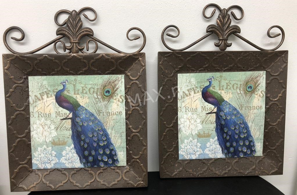 Metal Peacock Wall Decor Texmax Auctions Llc