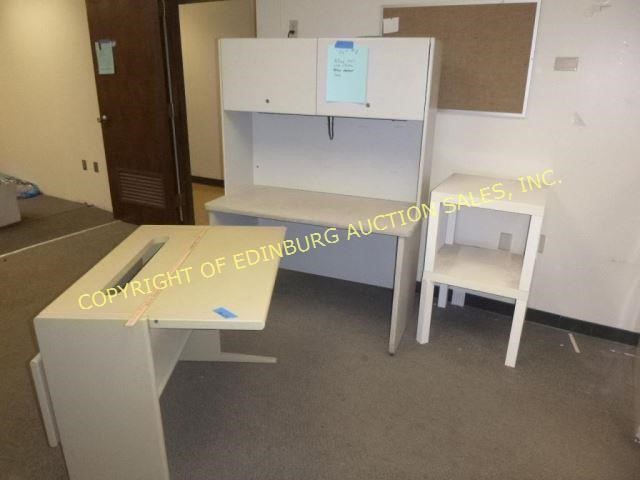 Rolling File Cabinets Desk Table Edinburg Auction Sales Inc