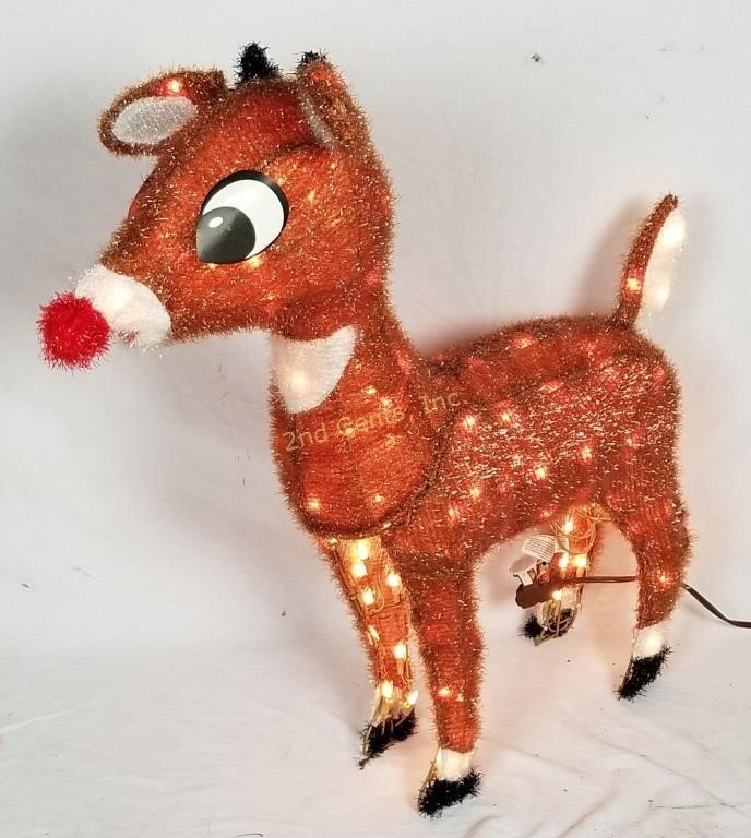 Rudolph Light Up Christmas Decoration Reindeer 2nd Cents Inc