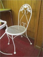 50 S Kitchen Table 1 Chair White Iron Chair Prime Time