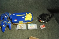 Pokemon Pikachu Nintendo 64 Gaming Console Bid Kato