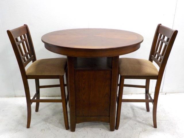 Compact Dining Table W 2 Chairs Meridian Public Auction
