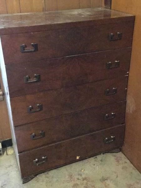 5 Drawer Dresser Kroehler Bauer Auction Service
