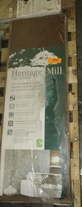 Heritage Mill Cork Flooring 9 Planks Prime Time Auctions
