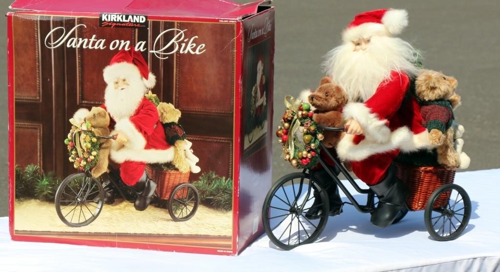 Costco Santa On A Tri Bike Decor Big Al S Auction