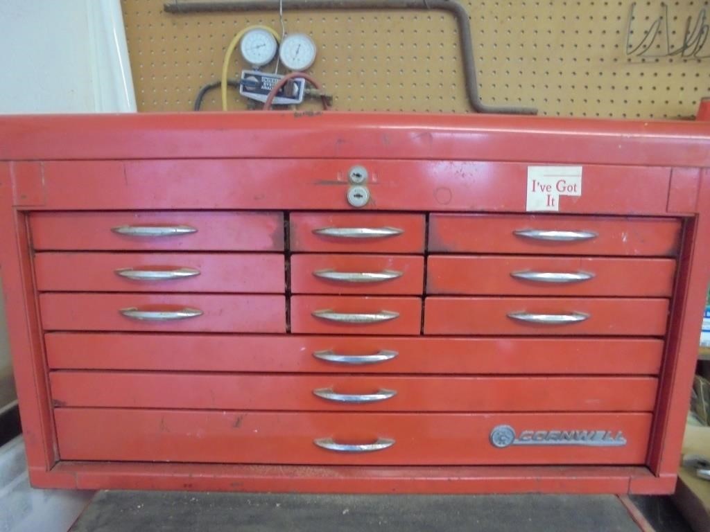 Cornwell 12 Drawer Tool Box No Key Tnk Auction Service