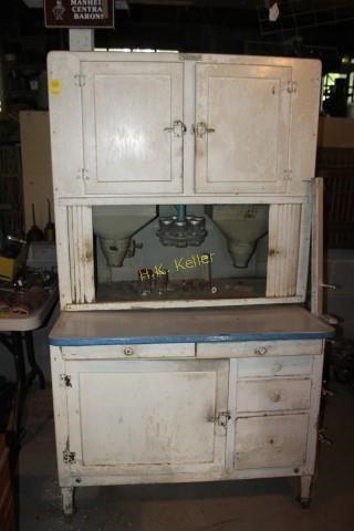 Antique Hoosier Cabinet H K Keller