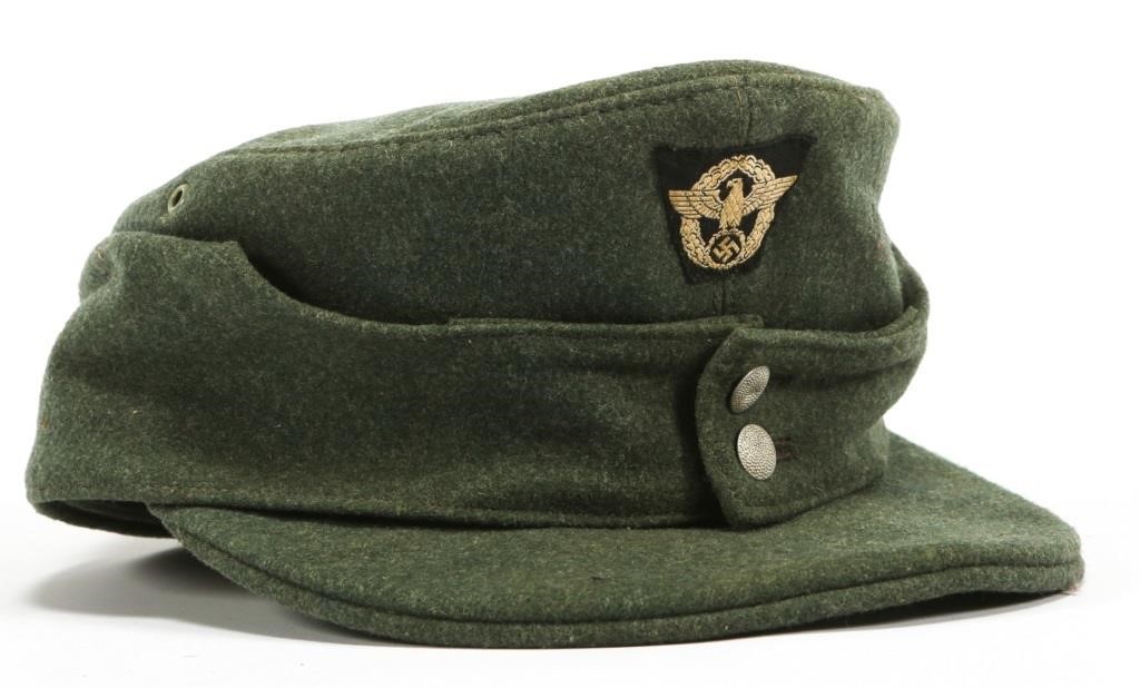 Wwii German Police M43 Wool Field Cap Centurion Auctions Llc