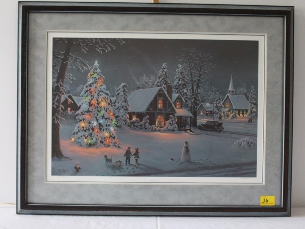 O Christmas Tree By Jesse Barnes Signed 1315 2800 Powell Auction