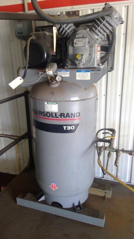 Ingersoll Rand T 30 Air Compressor Mdl 2475n5 Hibid Auctions