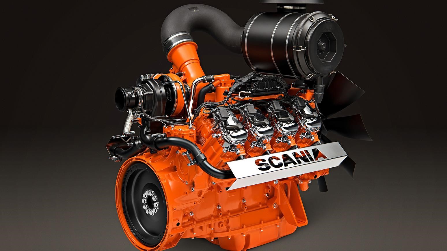 Scania Introduces 16-Litre V8 Engine Powered By Waste