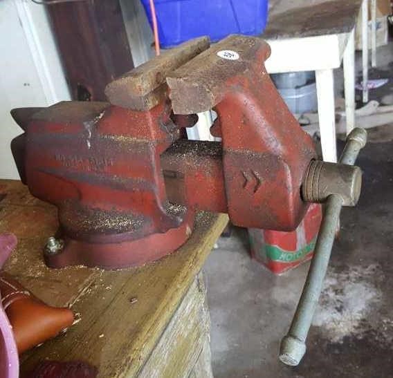 Craftsman Bench Vise Number 506 51810 Harmeyer Auction