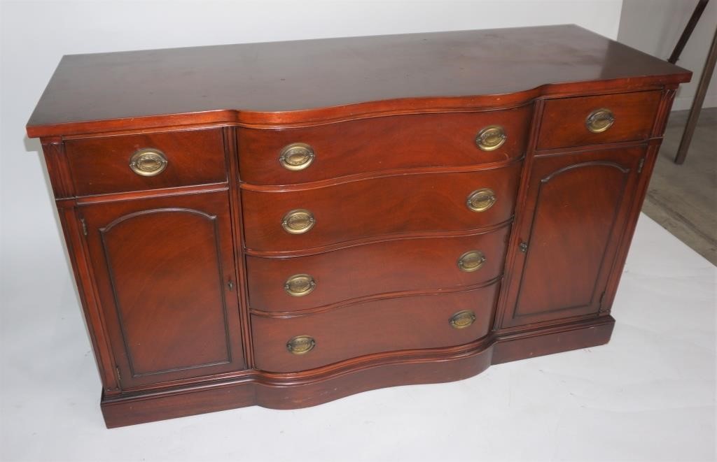 Vintage Mahogany Drexel Buffet Ascendant Auction Galleries