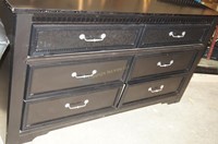 Ashley Furniture Black Chest Dresser W Mirror Bid Kato
