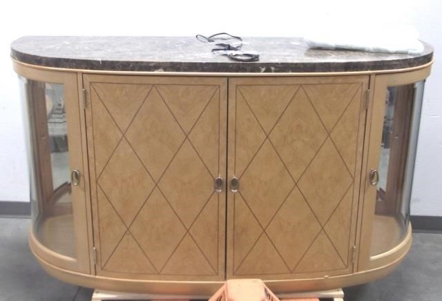 Thomasville Marble Top Light Up Bar United Country Musick Sons