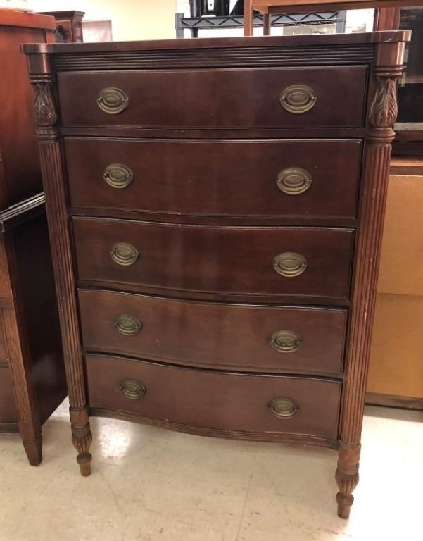 Mahogany 5 Drawer Chest Finch Fine Furniture Gallery One Auctions