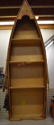 Wooden Boat Bookshelf H K Keller