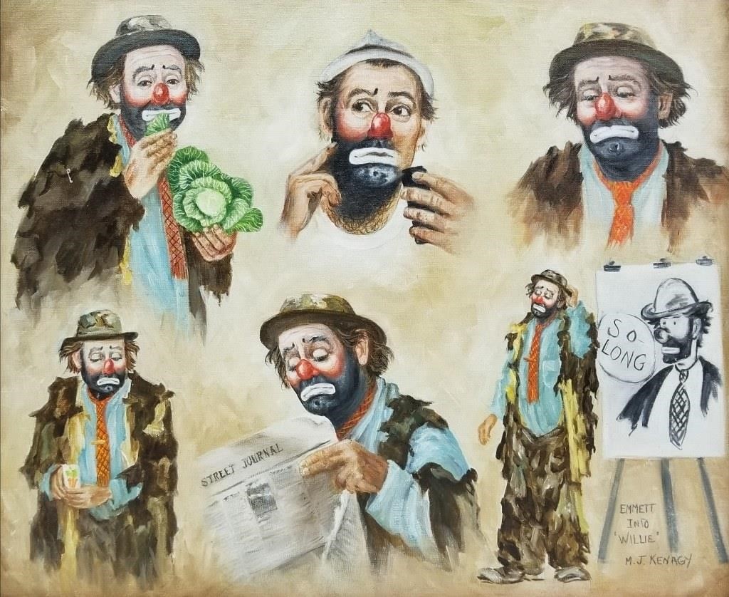 M J Kenagy O C Emmett Kelly Into Willie Jd S Auctions