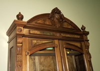 42 Victorian Bookcase 2 Door Over 1 Drawer Hessney Auction Co