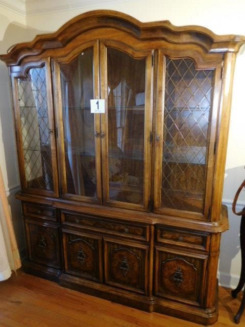 Stanley Furniture Lighted China Cabinet 81 Tall Live And Online